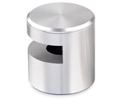 Standoff Edge Grip with Threaded Cap - 1&quot; Diameter, Holds 1/4&quot; | GSOAEGTC250