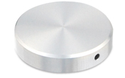 Round Security Standoff Cap with 3/32&quot; Pin Hole Drive on Edge for GSO Standoffs - 1-1/2&quot; Diameter | GSOSC10
