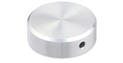 Round Security Standoff Cap with 3/32&quot; Pin Hole Drive on Edge for GSO Standoffs - 1&quot; Diameter | GSOSC9