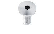 Round Security Standoff Cap with Fixed Threaded Stud for GSO Standoffs - 5/8&quot; Diameter | GSOSCB