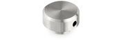 Round Stainless Steel Standoff Cap with 1/16&quot; Edge-Drilled Hole for Tightening for GSO Standoffs - 1/2&quot; Diameter | GSOSSCAP1