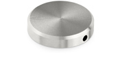 Round Stainless Steel Standoff Cap with 3/32&quot; Edge-Drilled Hole for Tightening for GSO Standoffs - 3/4&quot; Diameter | GSOSSCAP3