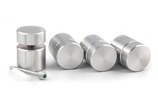 Clear Satin StandOff Kit - 1-1/2&quot; Diameter, 1&quot; Length | GSOK10151