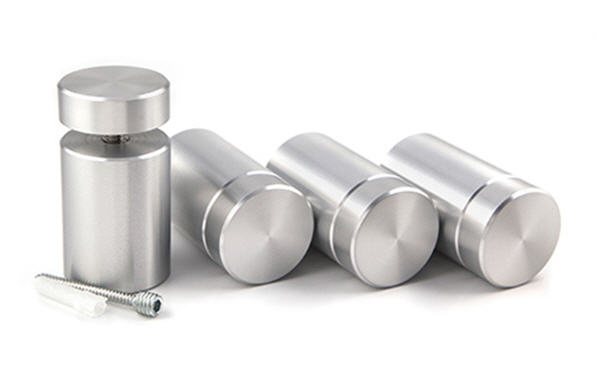 Clear Satin StandOff Kit - 1-1/2&quot; Diameter, 2&quot; Length | GSOK10152