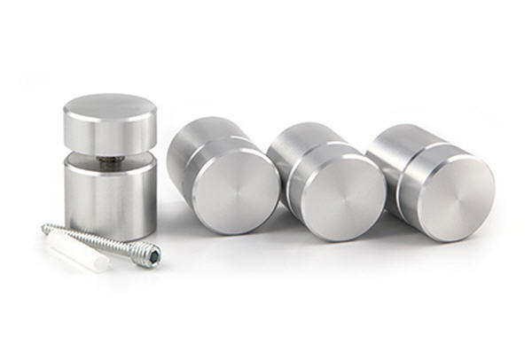 Clear Satin StandOff Kit - 1-1/4&quot; Diameter, 1&quot; Length | GSOK31