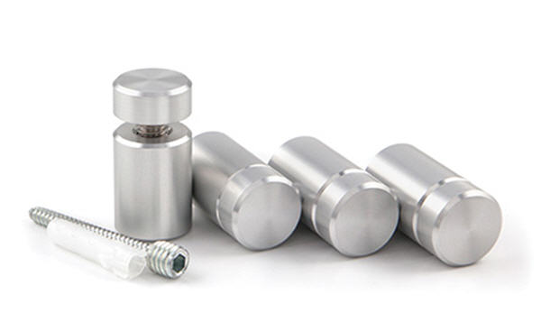 Clear Satin StandOff Kit - 3/4&quot; Diameter, 1&quot; Length | GSOK75100
