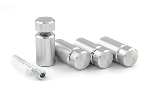 Clear Satin StandOff Kit - 5/8&quot; Diameter, 1&quot; Length  | GSOK8100