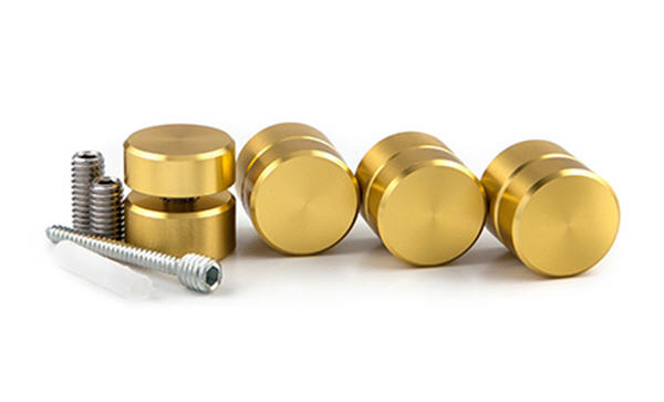 Brass StandOff Kit - 1&quot; Diameter, 1/2&quot; Length | GSOK9050BR