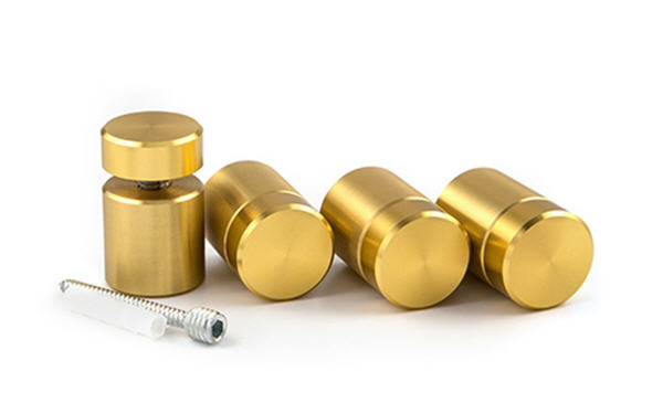 Brass StandOff Kit - 1&quot; Diameter, 1&quot; Length | GSOK9100BR