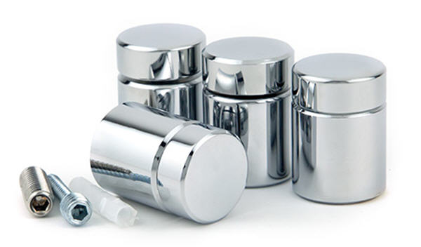Chrome StandOff Kit - 1&quot; Diameter, 1&quot; Length | GSOK9100CR
