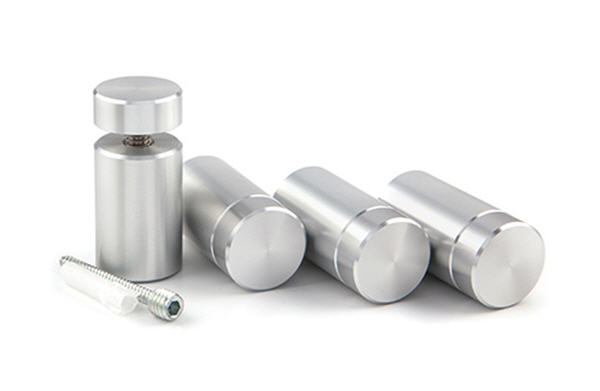 Clear Satin StandOff Kit - 1&quot; Diameter, 1-1/2&quot; Length | GSOK9150