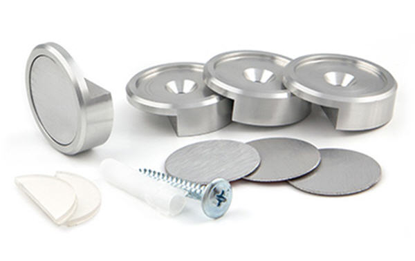 Clear Satin Panel Clip - 1&quot; Diameter | GSOKPC100