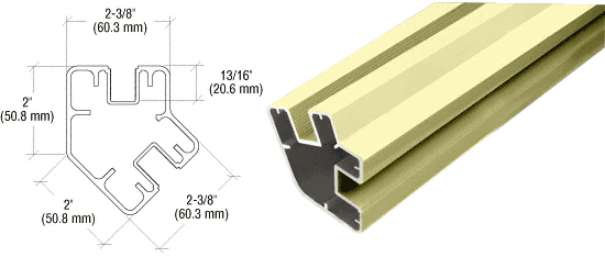 SP536CRM
SP536CRM
CRL Chromate (Unfinished) 36&quot; Long 2&quot; x 2-3/8&quot; Rectangular 135&amp;ordm; Post | SP536CRM | SP536CRM