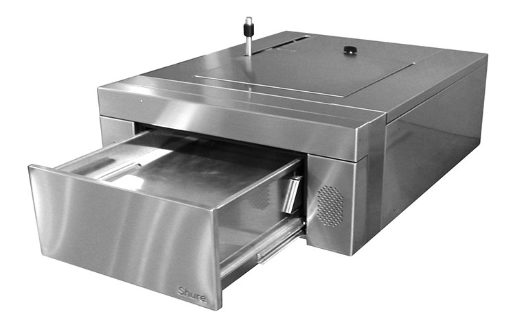 ShureSafe Extended Secure Transaction Drawer with Level 3 Ballistic Insert, with Pre-Wired Speaker, SPT217 | SPT217