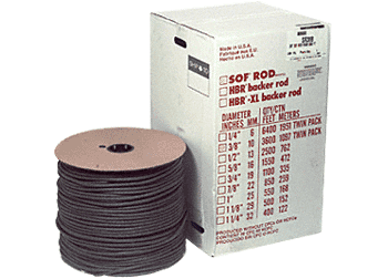Gray 3/8&quot; Sof Rod Backer Rod - 1550 ft Pack | Bi-Cellular Backer Rod | SR58B