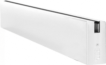 C.R. Laurence CRL Brite Anodized 4&quot; Square Sidelite Rail - 120&quot; Long | SR4SBA3812SL