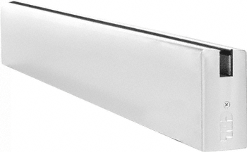 C.R. Laurence CRL Brushed Stainless 4&quot; Square Sidelite Rail - 120&quot; Long | SR4SBS3812SL