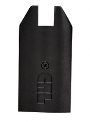 C.R. Laurence CRL Black 4&quot; Tapered End Cap for Sidelite Rails | SREC4TBL