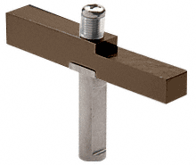 C.R. Laurence CRL Oil Rubbed Bronze Adapter Block Used with Senior Prima Hinges | SRHAB010RB
