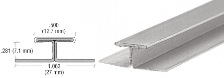 C.R. Laurence CRL Stainless Steel Divider Bar - Pack of 10 - 12 ft long each | SS961