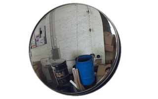 SEEALL 14&quot; Stainless Steel Outdoor Convex Mirror ***SPECIAL ORDER, 7-10 DAY LEAD TIME*** | SSO14