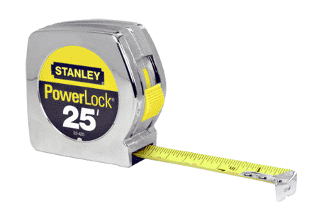 C.R. Laurence CRL 1&quot; 25 Foot Stanley Powerlock II Tape Rule | ST33425