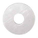 C.R. Laurence CRL 1&quot; O.D. Clear Vinyl Replacement Washer with Large Hole - Pack of 10 | SW1S