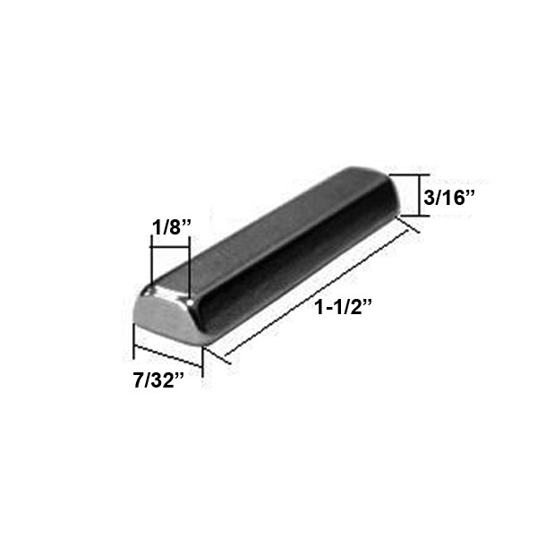 Shower Door Strike Jamb Pyramid Magnet for Swing Shower Doors | SDM112