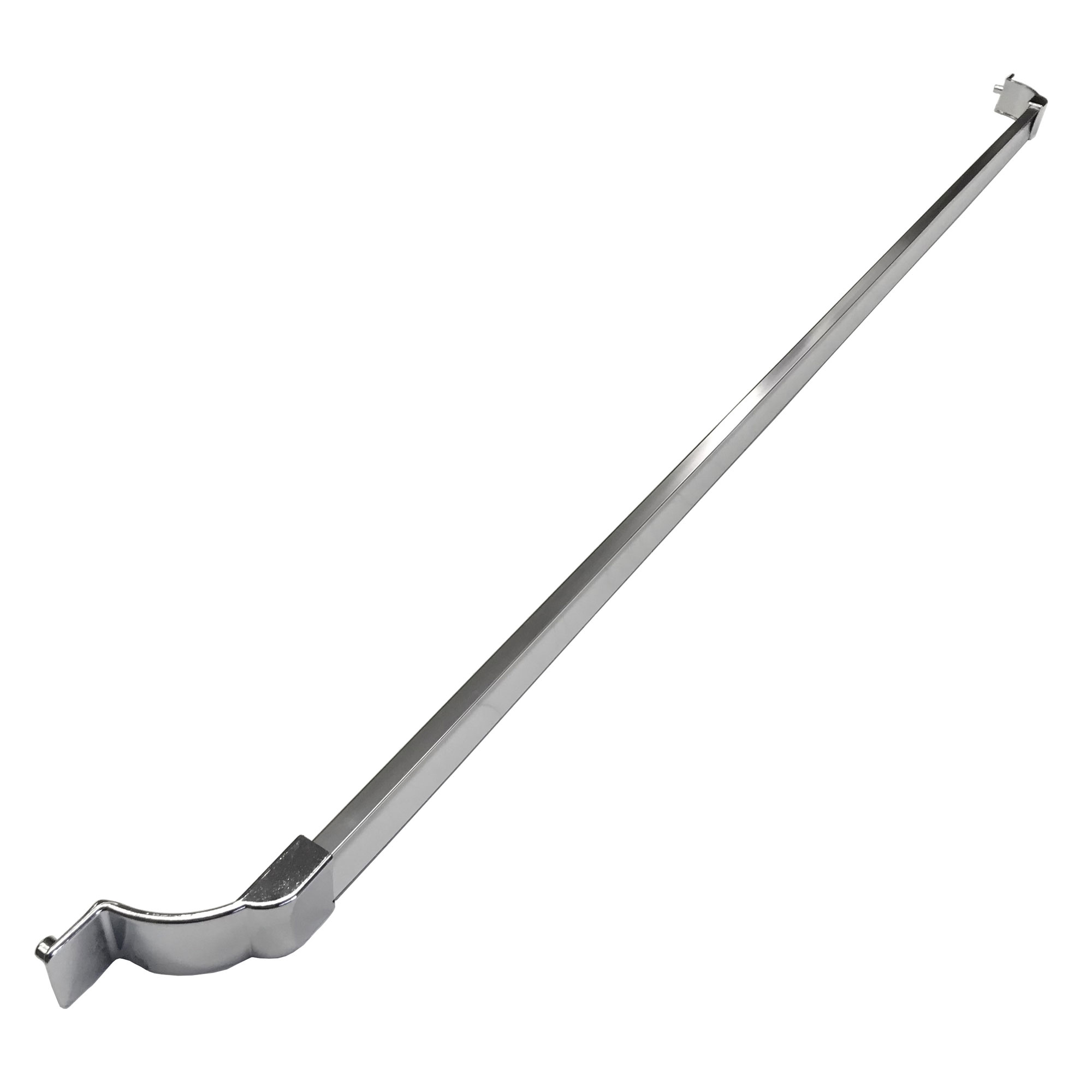 Gordon Glass™ Bright Chrome Towel Bar with Brackets for Framed Sliding Shower Doors 32&quot; long, fits doors up to 36&quot; wide  | SETB32