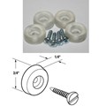 Clear 3/4" Shower Door Bumpers Set 
