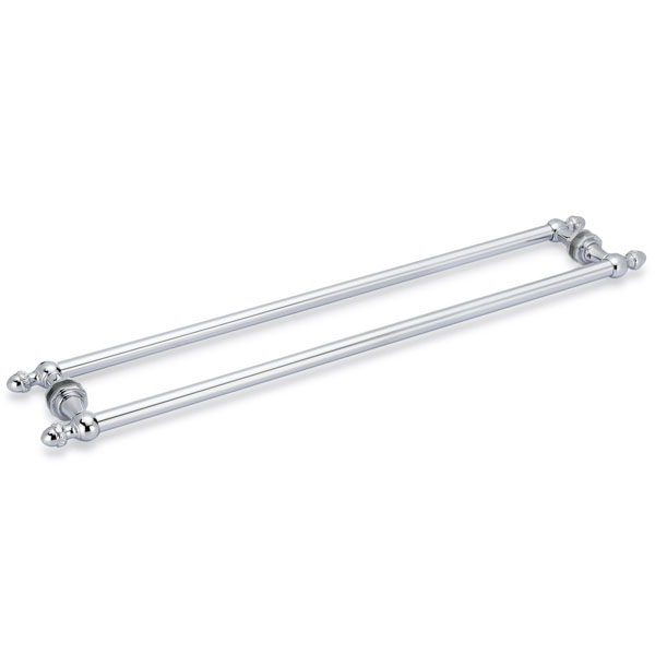 Sonata 24&quot; Cuttable Back-to-Back Towel Bar - Polished Chrome | SO24DBLTBPC