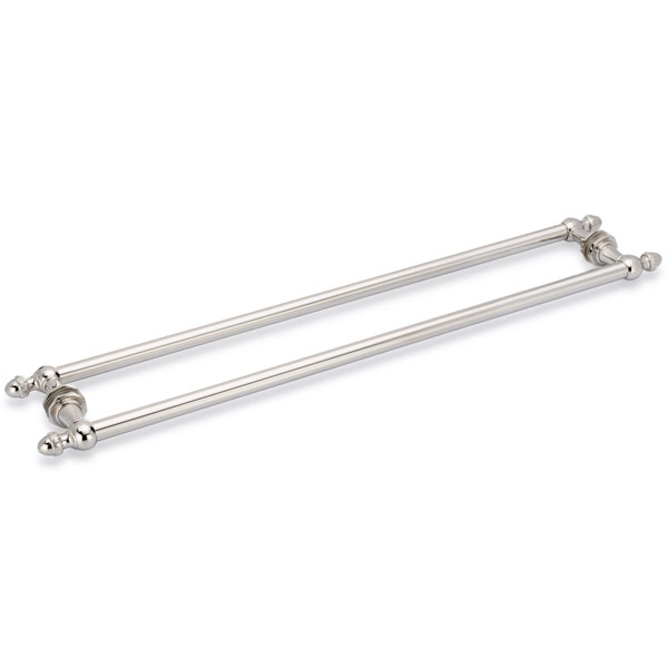 Sonata 24&quot; Cuttable Back-to-Back Towel Bar - Polished Nickel | SO24DBLTBPN