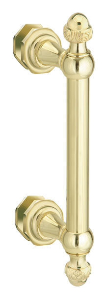 Sonata 6&quot; Center-to-Center Single-Sided Pull -  Polished Brass | S6SPPB