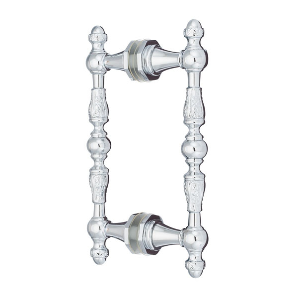 Sonata 6&quot; Back-to-Back Double Sided Decorative Pull - Polished Chrome | SO6DPDPC
