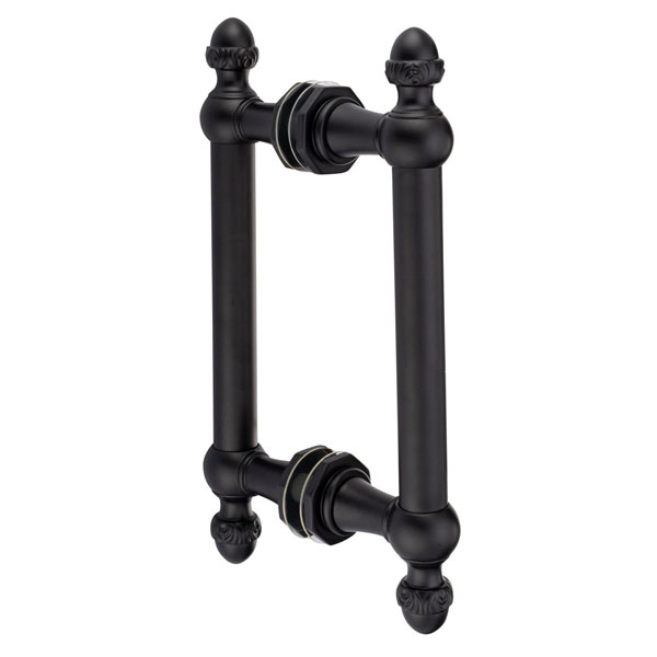 Sonata 8&quot; Back-to-Back Double Sided Pull -  Matte Black | S8DPMB