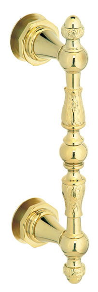 Sonata 8&quot; Center-to-Center Single-Sided Decorative Pull - Polished Brass | SO8SPDPB