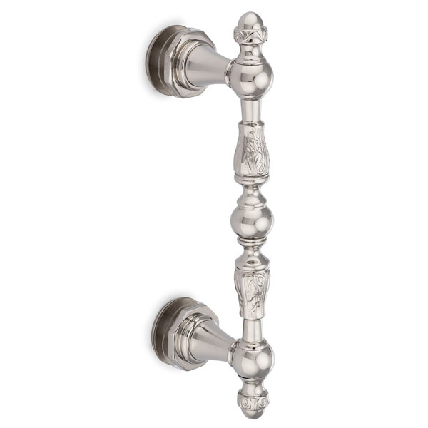 Sonata 8&quot; Center-to-Center Single-Sided Decorative Pull - Polished Nickel | SO8SPDPN