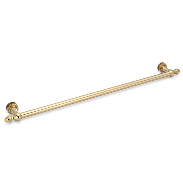Sonata 24&quot; Cuttable Single Sided Towel Bar - Polished Brass | SO24STBPB
