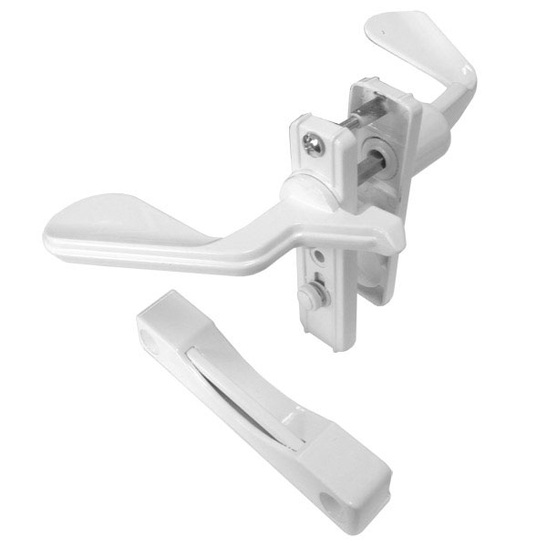 STB Screen and Storm Door Latch, Non-Keyed, Surface Mount, For Inswinging Doors, Aluminum | 9007323W