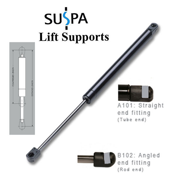 SUSPA&#174; C16-21825 15&quot; Gas Prop/Strut 28 lbs - Set of Two | GP1621825