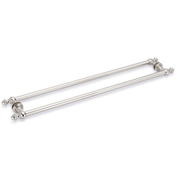Symphony 24&quot; Cuttable Back-to-Back Towel Bar - Polished Nickel | S24DBLTBPN