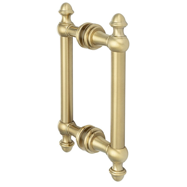 Symphony 6&quot; Back-to-Back Double Sided Pull - Brushed Brass | V6DPBB