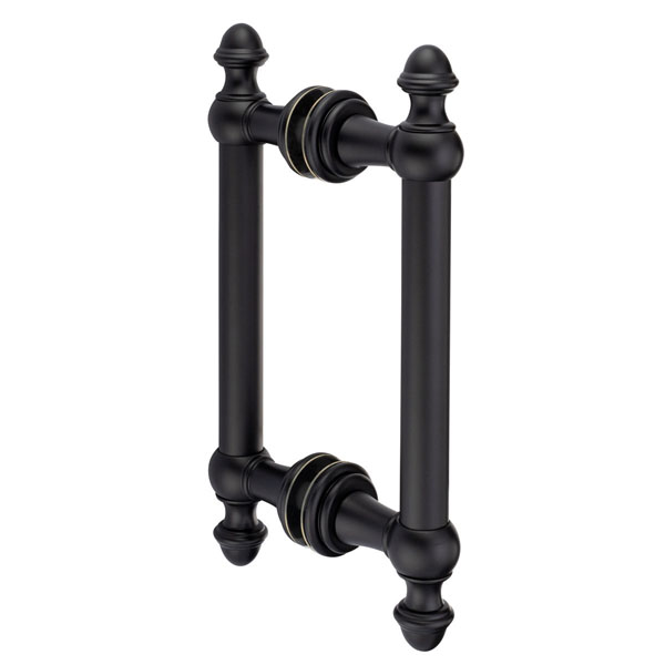 Symphony 8&quot; Back-to-Back Double Sided Pull - Matte Black | V8DPMB