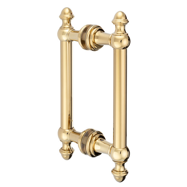 Symphony 6&quot; Back-to-Back Double Sided Pull - Polished Brass | V6DPPB