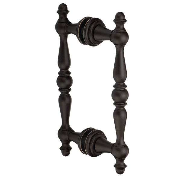 Symphony 6&quot; Back-to-Back Double Sided Decorative Pull - Oil Rubbed Bronze (Medium) | S6DPDORBM