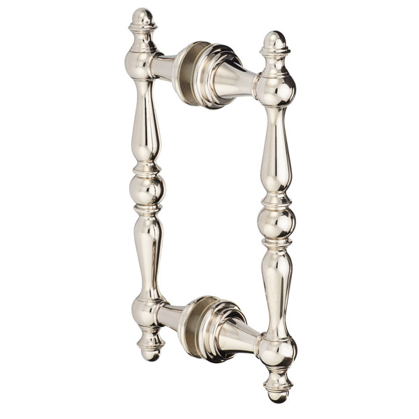 Symphony 6&quot; Back-to-Back Double Sided Decorative Pull - Polished Nickel | S6DPDPN