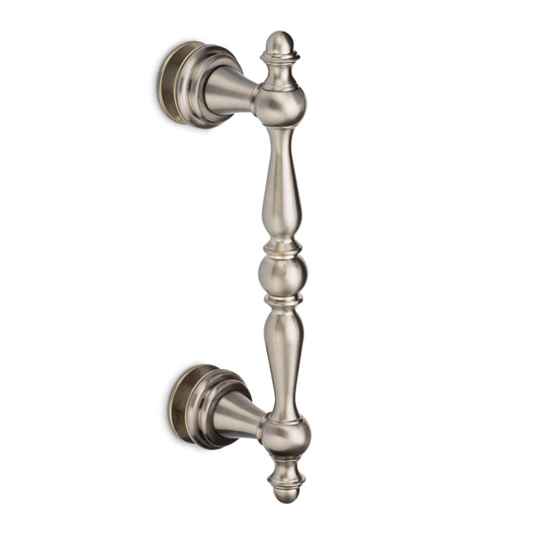Symphony 6&quot; Center-to-Center Single Sided Decorative Pull -  Brushed Nickel | S6SPDBN