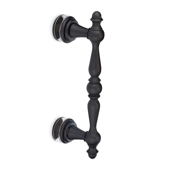 Symphony 6&quot; Center-to-Center Single Sided Decorative Pull -  Matte Black | S6SPDMB