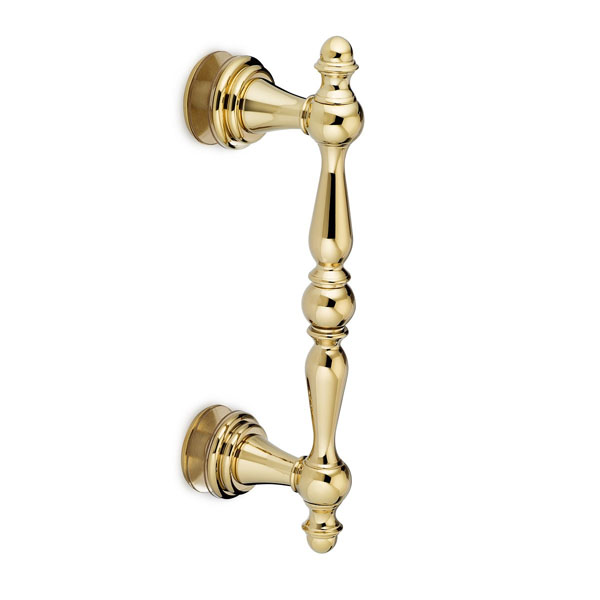 Symphony 8&quot; Center-to-Center Single Sided Decorative Pull -  Polished Brass | S8SPDPB