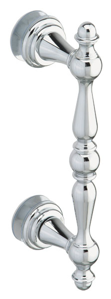 Symphony 6&quot; Center-to-Center Single Sided Decorative Pull - Polished Chrome | S6SPDPC